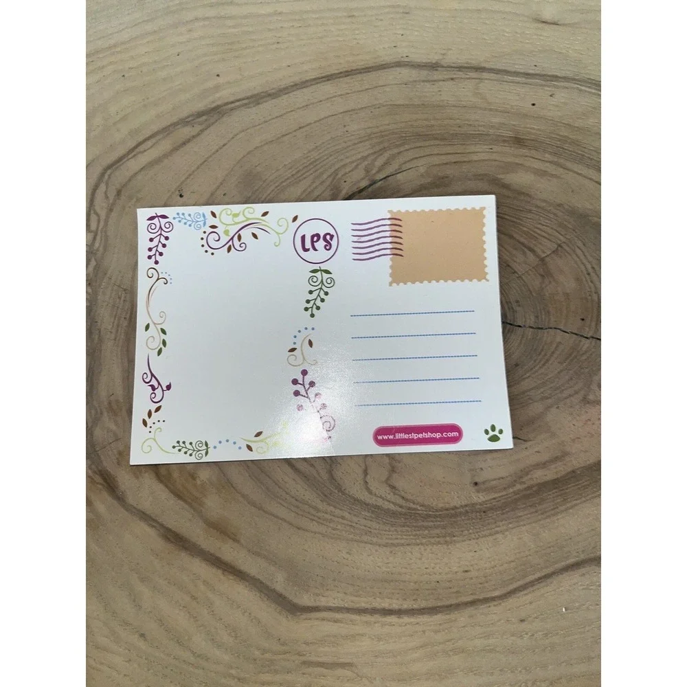 Littlest Pet Shop Postcard Pet Raccoon #1354